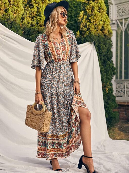 Robe longue Boho Madoka