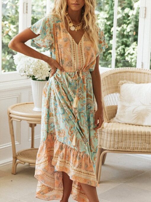 Robe longue Boho Zerya