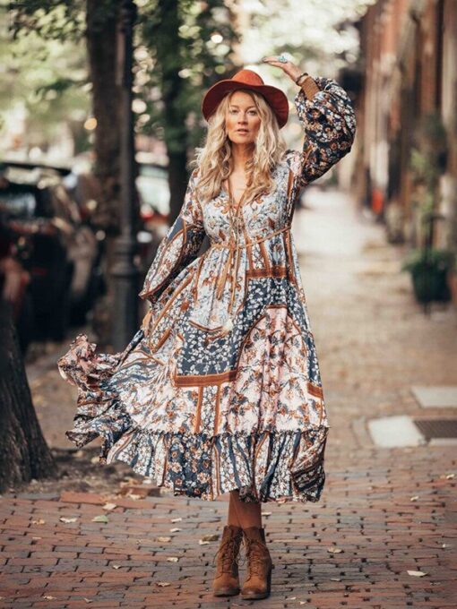 Robe longue Boho Dhara