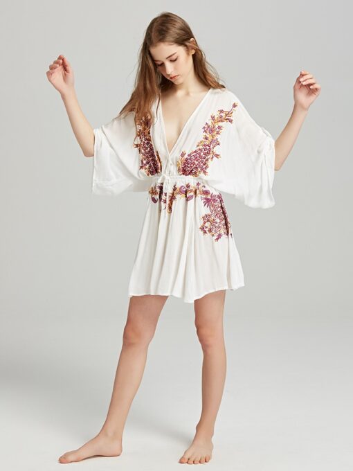 Robe courte Boho Zinnia