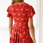 Wine Short Dress (5)