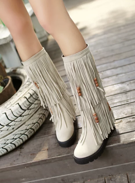 Boho Stiefel Braun 5 Boho Stiefel Braun 5