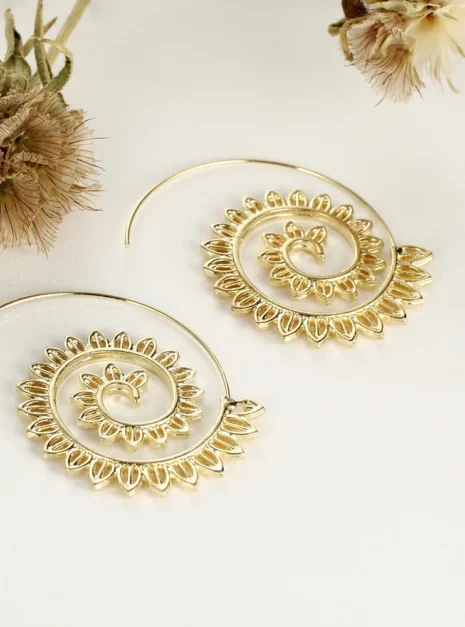 boho ohrringe gold