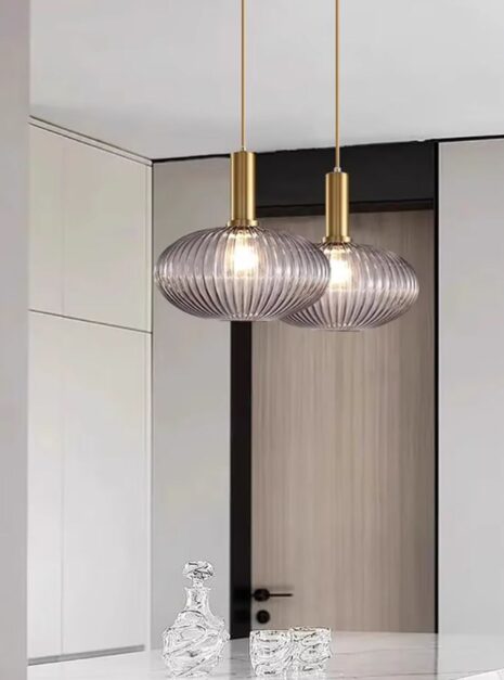 luminaire retro transparent
