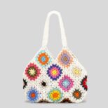 sac tissu crochet