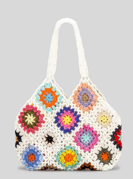 sac tissu crochet