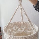 abat jour macrame 50 30 3