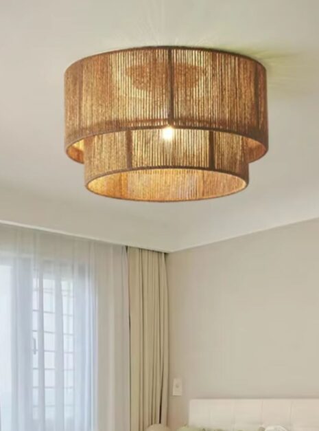 plafonier rotin 4 plafonier rotin 4