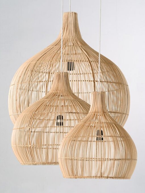 Suspensio, en rotin dans le style boho-chic.