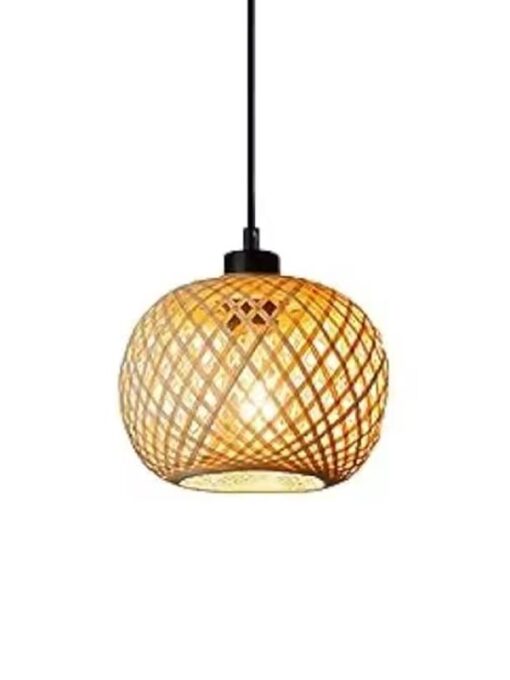 Suspension en rotin naturel D20 cm