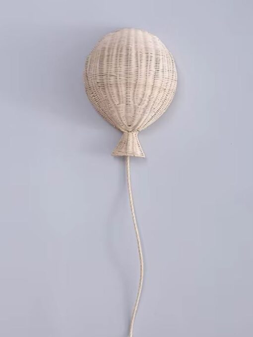 Ballon en rotin (décoration murale)