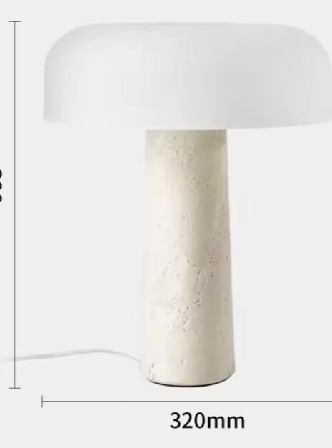 lampe-champi-travertin lampe-champi-travertin