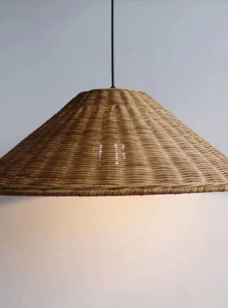 suspension rotin naturel D40