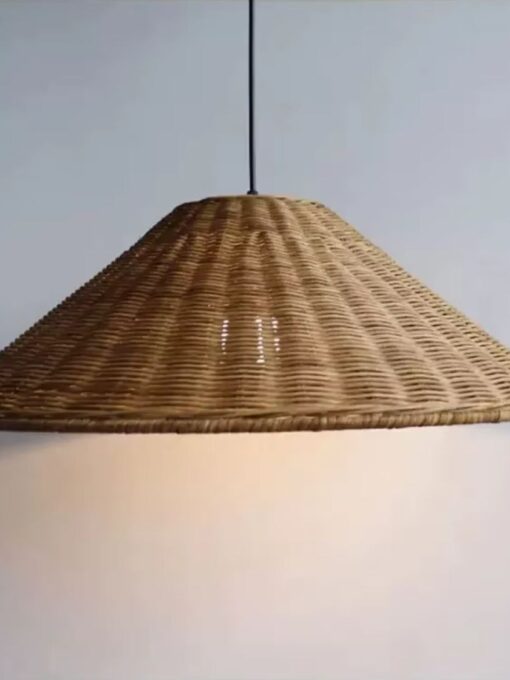 Suspension en rotin naturel D40 cm